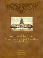Photo of the cover of Inspired to Lead. Displays an older color photograph of the State Capitol Building.